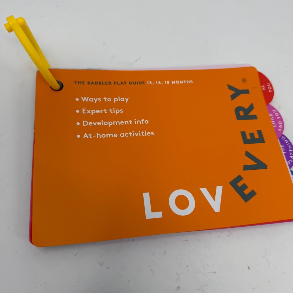 Lovevery The Babbler Play Guide 13 14 15 Months Toddler Development Booklet